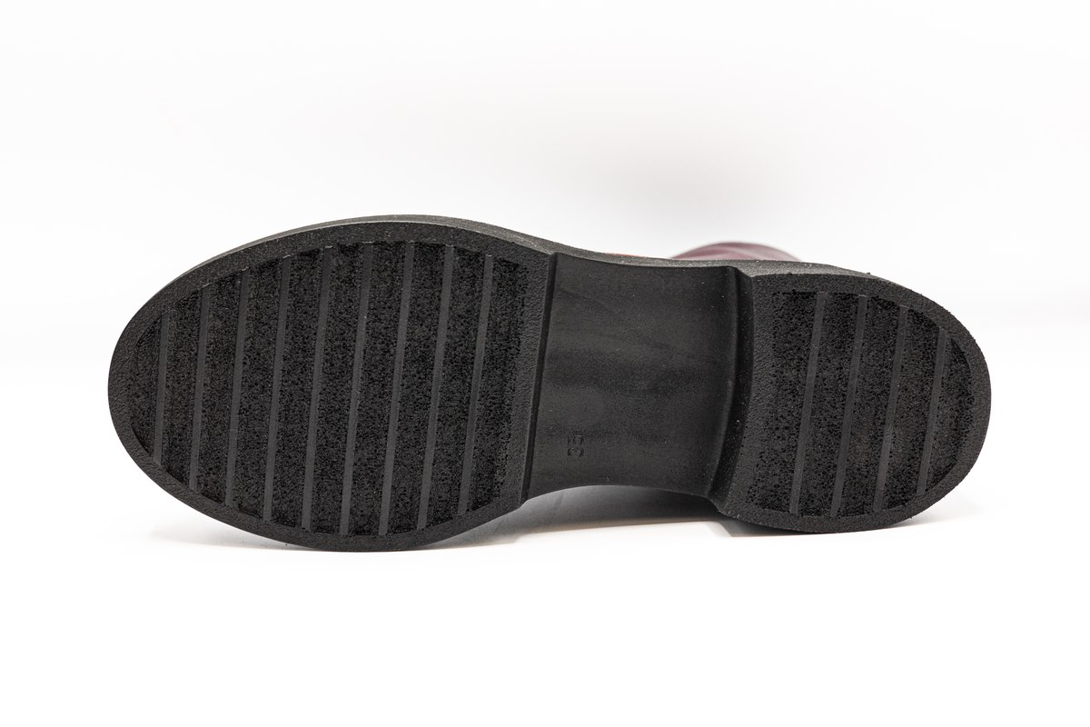 Ghete femei, piele naturala, NIK801BORDO Botine